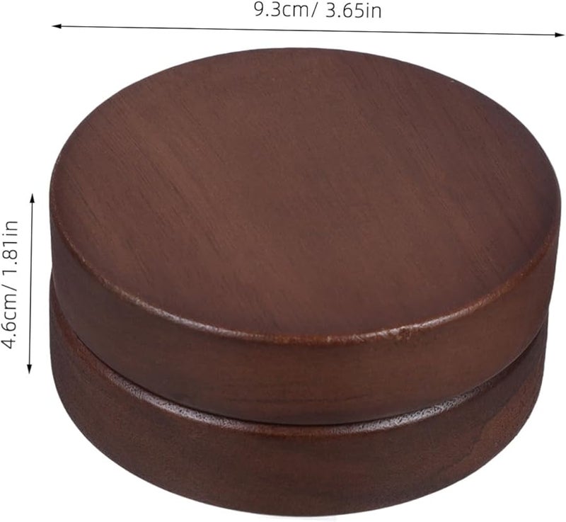 Portable Wooden Ashtray with Lid Stainless Steel Liner Windproof for Indoor Outdoor Travel - Image 3