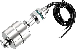 uxcell uxcell Stainless Steel Float Switch for Water Pump Tank swimming pool garden pond Liquid Water Level Sensor M11 76mm - Image 1