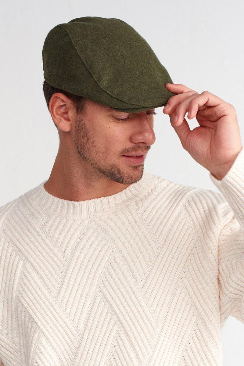 Cone Men's Wool Flat Cap Peaky Blinders Hat