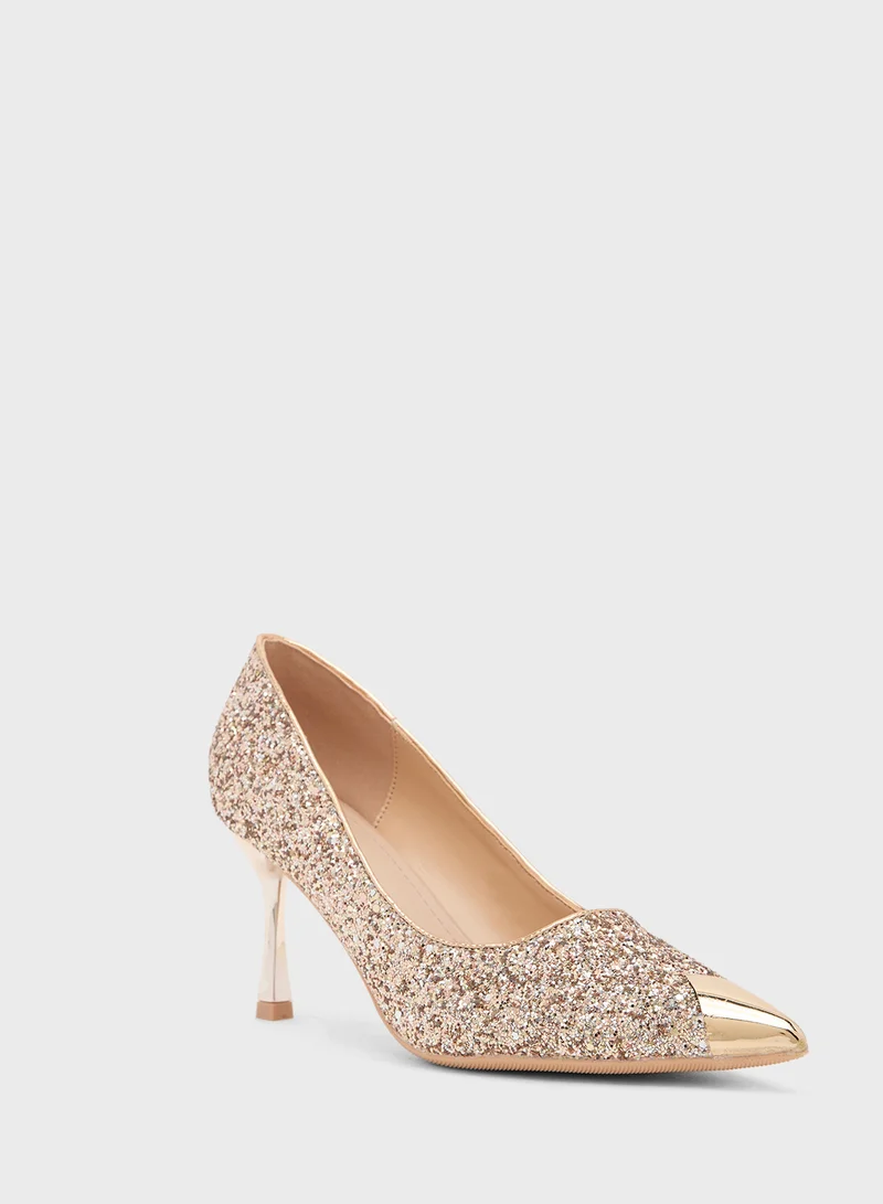 ايلا High Heeled Glitter Pump