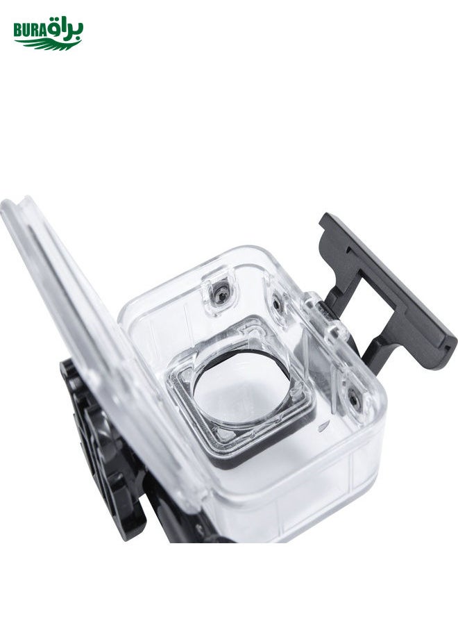 BURAQ 45m Underwater Waterproof Housing Diving Case for DJI Osmo Action, with Buckle Basic Mount & Screw  - Image 4