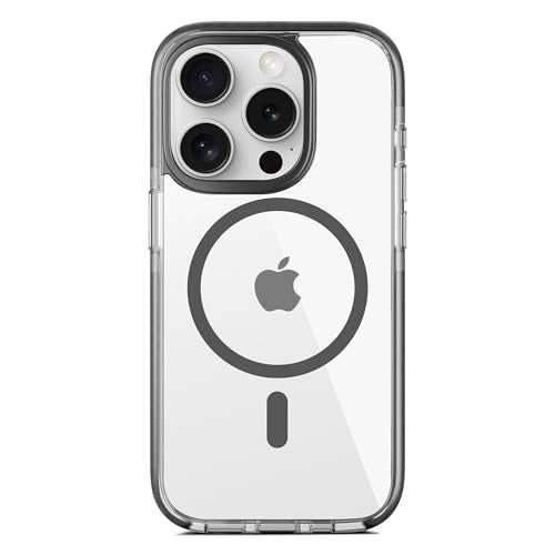 DailyObjects Stride 3.0 Clear MagSafe Phone Case Cover for iPhone 15 Pro - Image 1