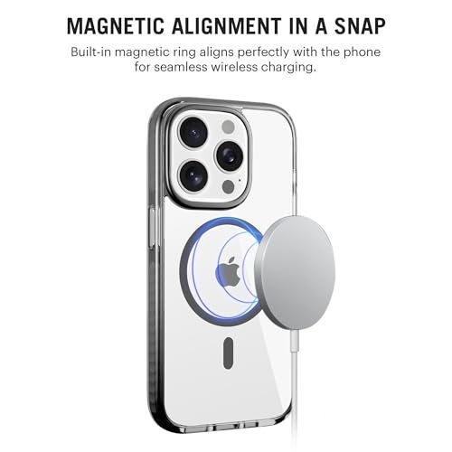 DailyObjects Stride 3.0 Clear MagSafe Phone Case Cover for iPhone 15 Pro - Image 2