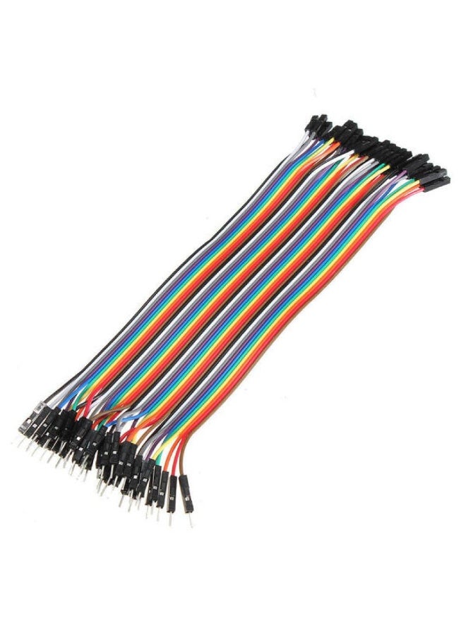 DuPont Jumper Wires Set Female To Male [40 Jumpers per set] Multicolour 20cm