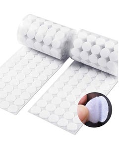 SYOSI Self Adhesive Dots, Tapes Sticky Back Coins Dots with Hook and Loop Velcro Round Pads, 30mm Diameter Strong Waterproof Round Dot, Dots with Adhesive for Home Office School 300Pcs (150 Pairs)  - Image 1
