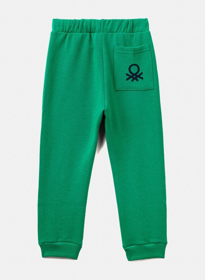 Benetton Boys Logo Print Sweatpants - Image 2