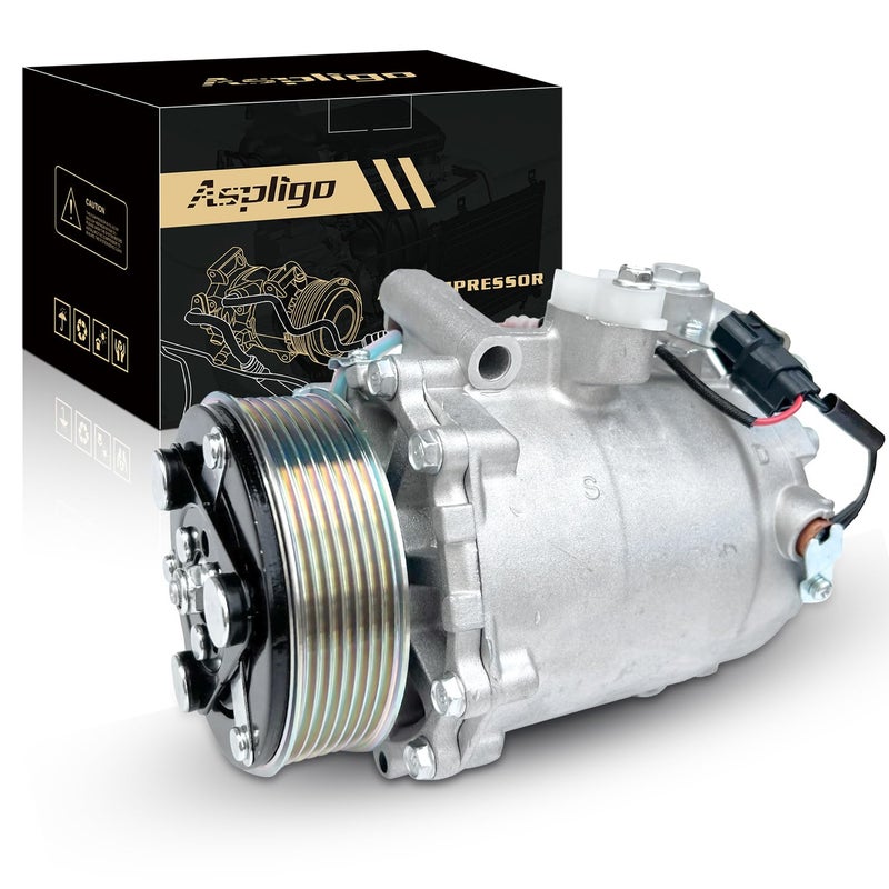 Aspligo Air Conditioner AC Compressor Fits for Honda Civic 20122015 Honda CRV 20072014 Acura RDX 20072012 with AC Clutch CO4920AC AC Compressor Replaces 38810RWCA01 38810RZYA01 38924R5AA01