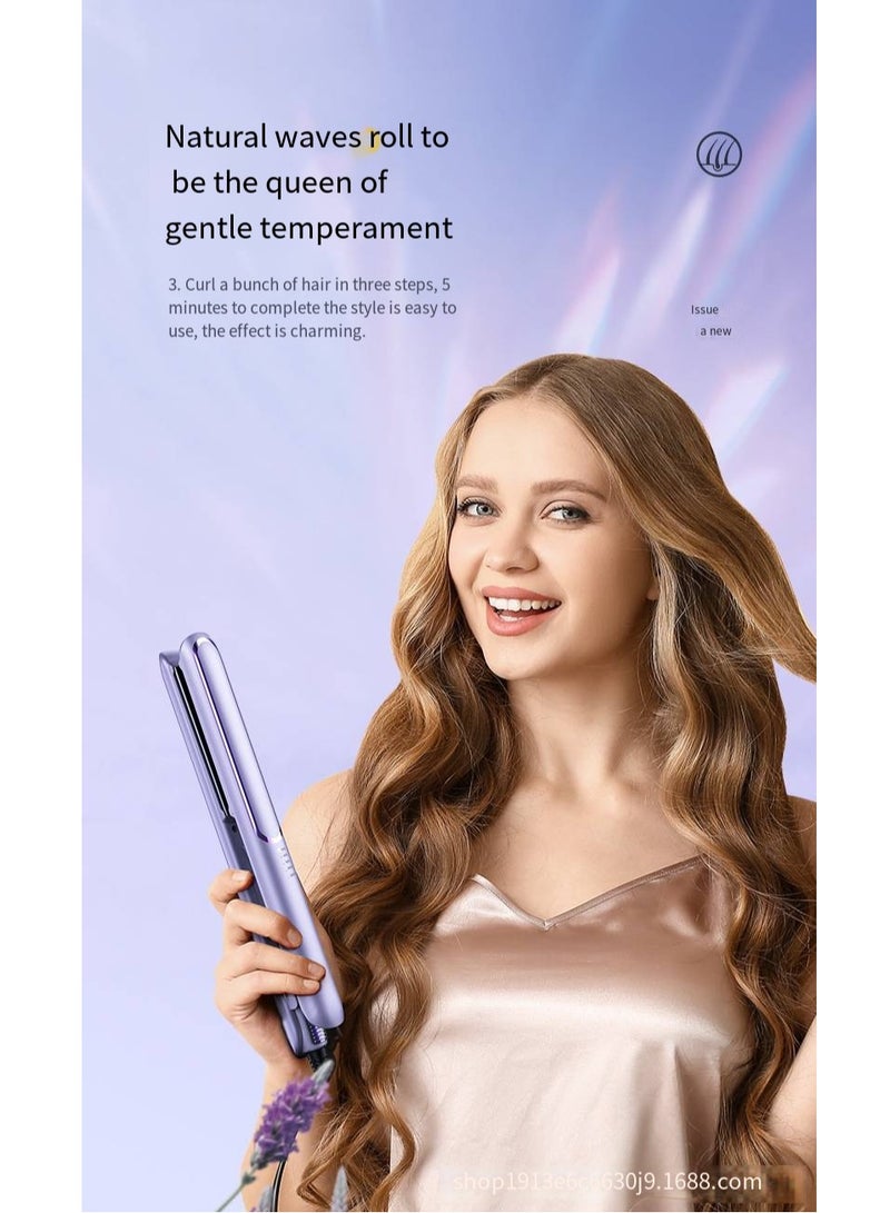 general 2-in-1 Ionic Hair Straightener & Curling Iron – Dual Styling with Ceramic Plates - Image 2