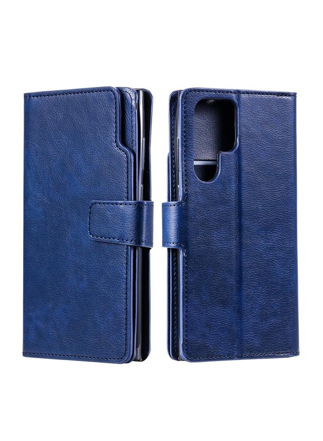 S-TOP Case For Samsung Galaxy S24 Ultra 5G Tri-Fold 9-Card Wallets Leather Phone Case - Image 2