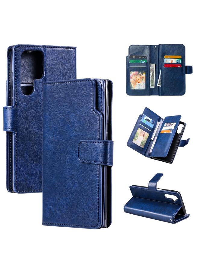 S-TOP Case For Samsung Galaxy S24 Ultra 5G Tri-Fold 9-Card Wallets Leather Phone Case - Image 1