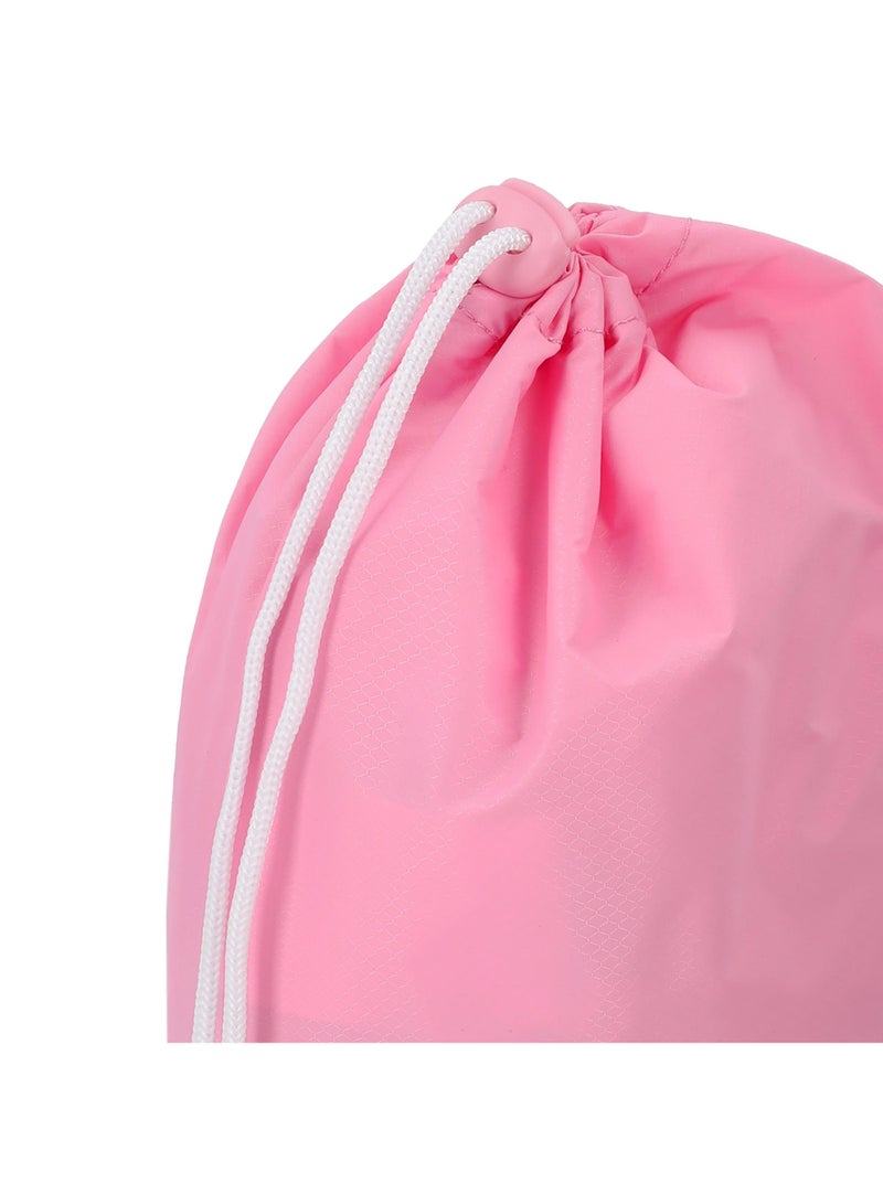 Joss One-Size Wet Bag Pink  Durable, Water-Repellent Nylon With Drawstring Lock For Pool And Beach Use - Image 4