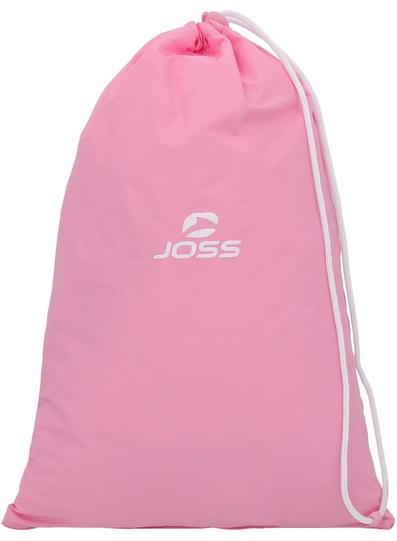 Joss One-Size Wet Bag Pink  Durable, Water-Repellent Nylon With Drawstring Lock For Pool And Beach Use - Image 2
