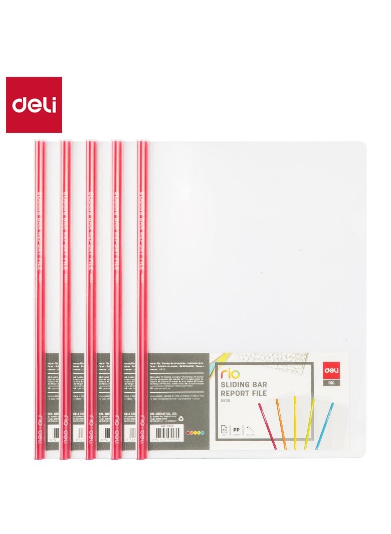 Deli E5530 Report File - A4, Assorted Colors - Image 1