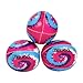 Zeekio Tie Dye Festival Juggling Ball Professional Grade Suitable for All Levels Ages Synthetic Leather Ball Durable 120 Grams Pack of 3 PinkBlueWhite Swirl - Image 3