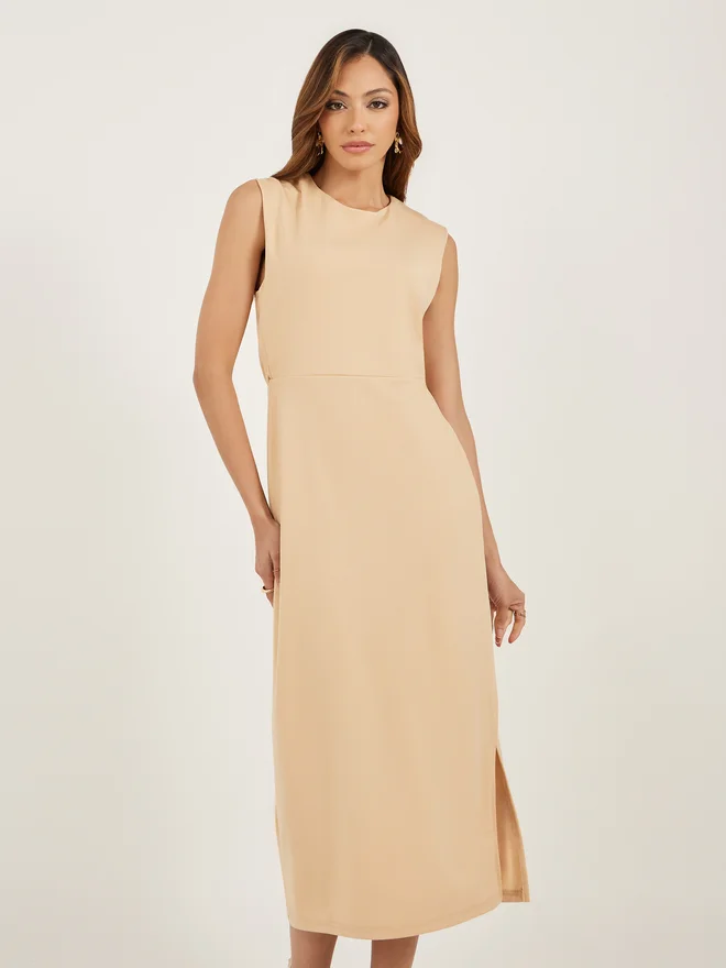 Styli Sleeveless Midi Dress