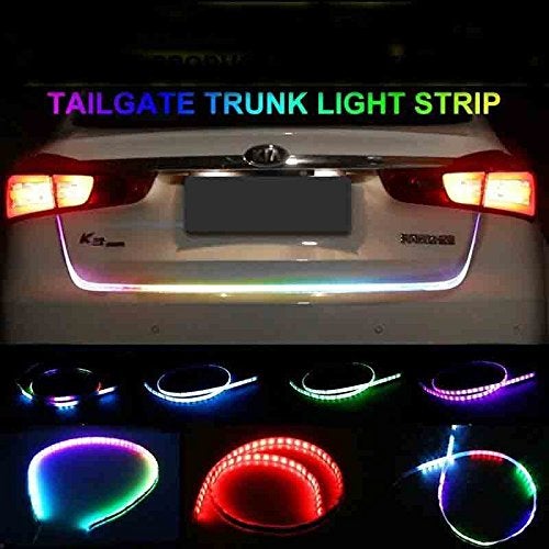 Autotrends Flow Led Strip Trunk/Dicky/Boot/Tail Lights Streamer Brake Turn Signal Light (Works with All Cars) - Image 1