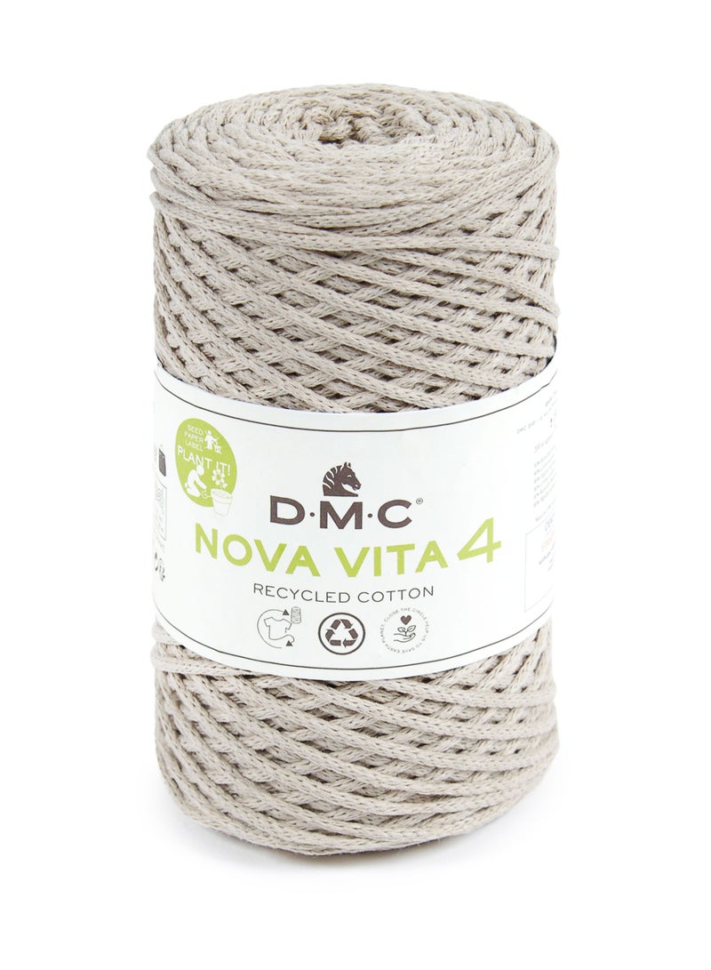 DMC NOVA Vita 4 Recycled Cotton Yarn color 131 - Image 2