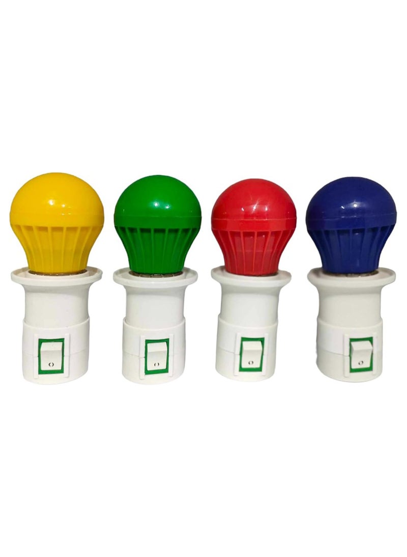 Generic 1.5W LED Night Light Bulb for Party Decoration + Screwdriver with Switch to Turn Bulbs Directly On (Green, Small)  - Image 3