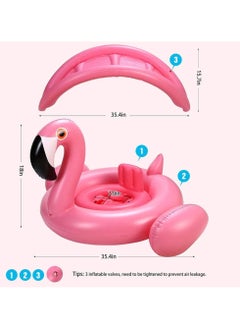 Generic Baby Swimming Ring Inflatable,Kids Toddler Infant Swimming Float Pool Floaties Pool Ring with Seat Summer Outdoor Water Bath Toys Suitable for 1-6 Year Old Baby  - Image 4