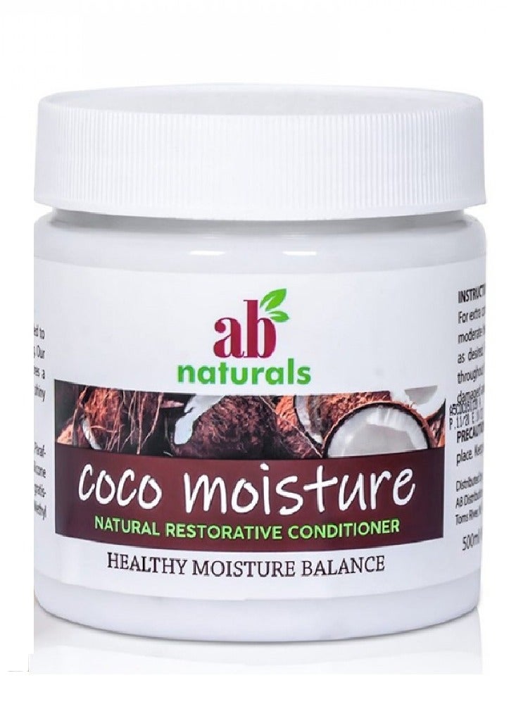 Ab Naturals Coco Moisture Natural Restorative Conditioner Clear 500grams - Image 1