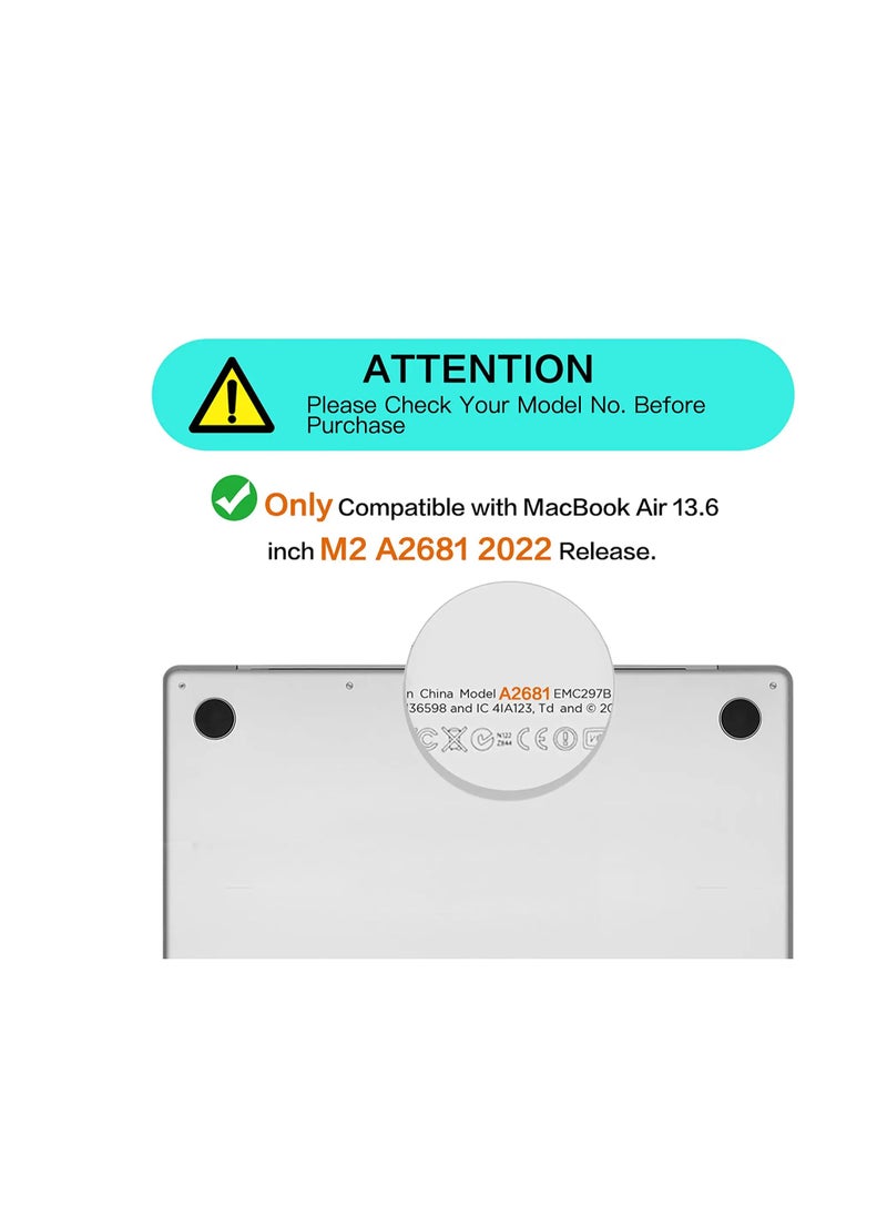 Generic Privacy Screen Compatible with MacBook Air 13.6 inch 2022 M2 Chip A2681 and 2024 M3 Chip A3113,Magnetic Removable Anti Blue Light Screen Protector for MacBook Air 13.6 inch  - Image 5