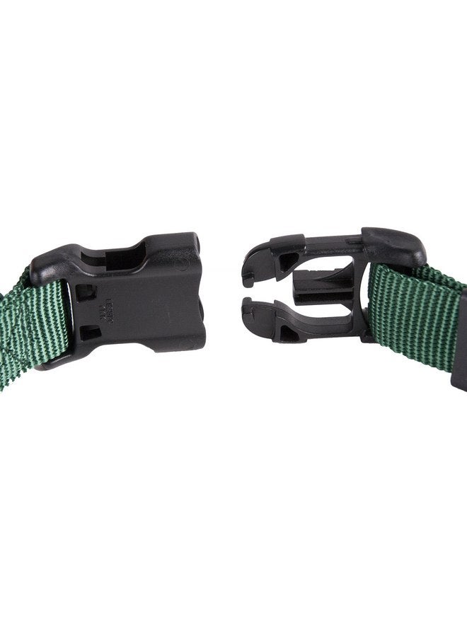 GOGO Pet Products Comfy Nylon 1-Inch Adjustable Pet Collar, Large, Hunter Green - Image 3