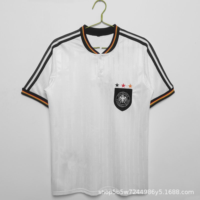 1990 Germany Scotland Main Retro Retro Field Player Version Jersey Germany Muller Kros Havertz Jersey - Image 2