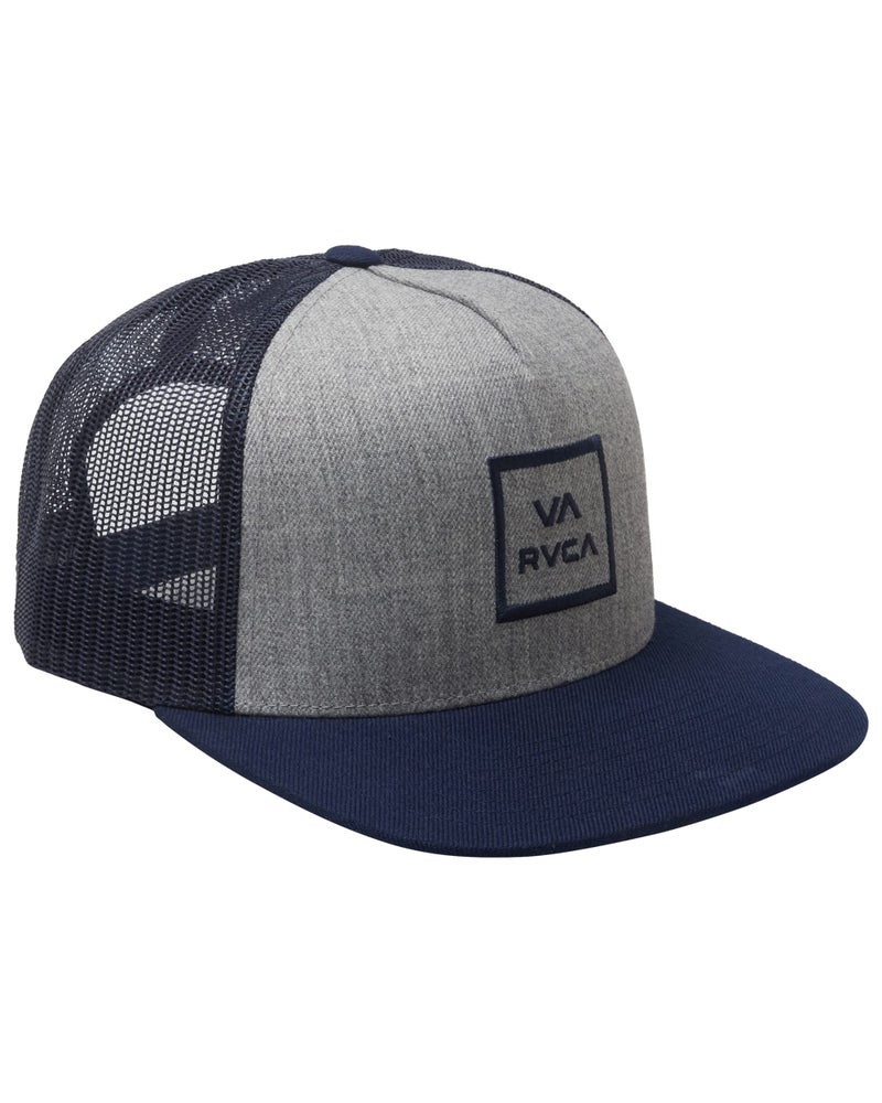RVCA Men's Trucker Hat, Structured Hat with Stretch Mesh Back, Adjustable Snapback Closure - Image 2