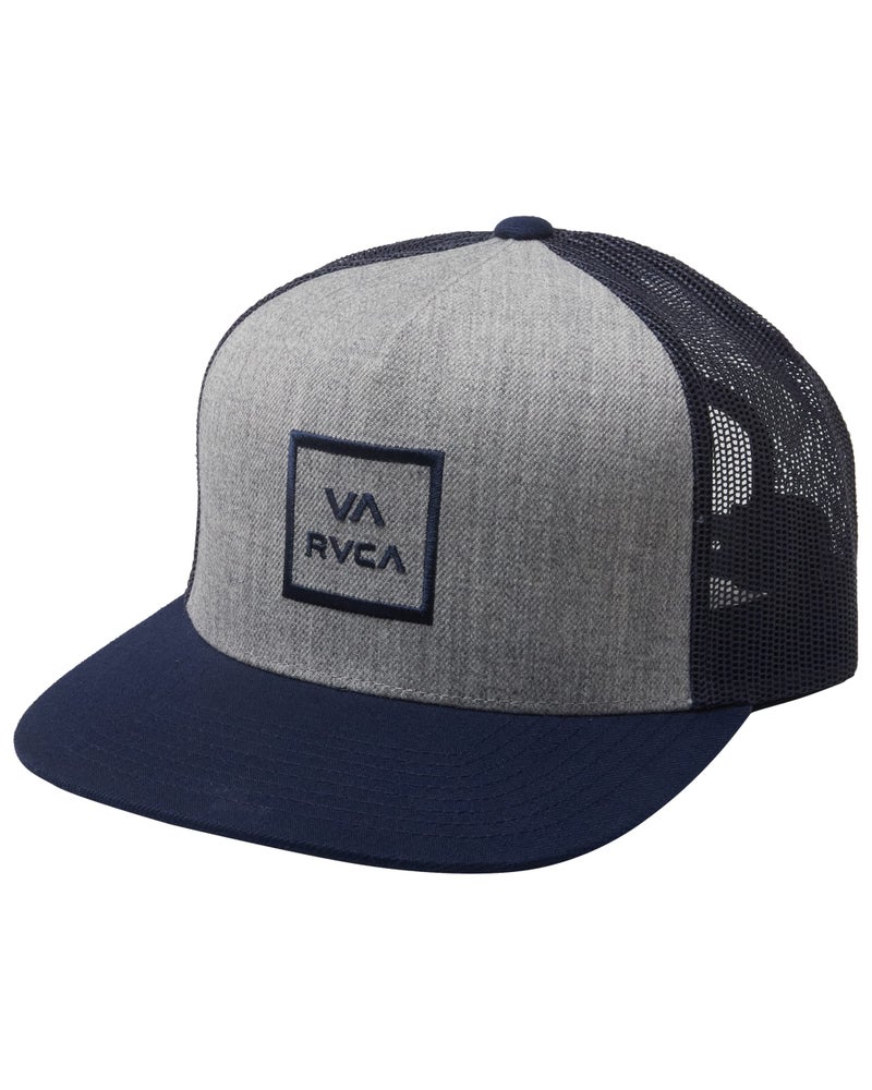 RVCA Men's Trucker Hat, Structured Hat with Stretch Mesh Back, Adjustable Snapback Closure - Image 1
