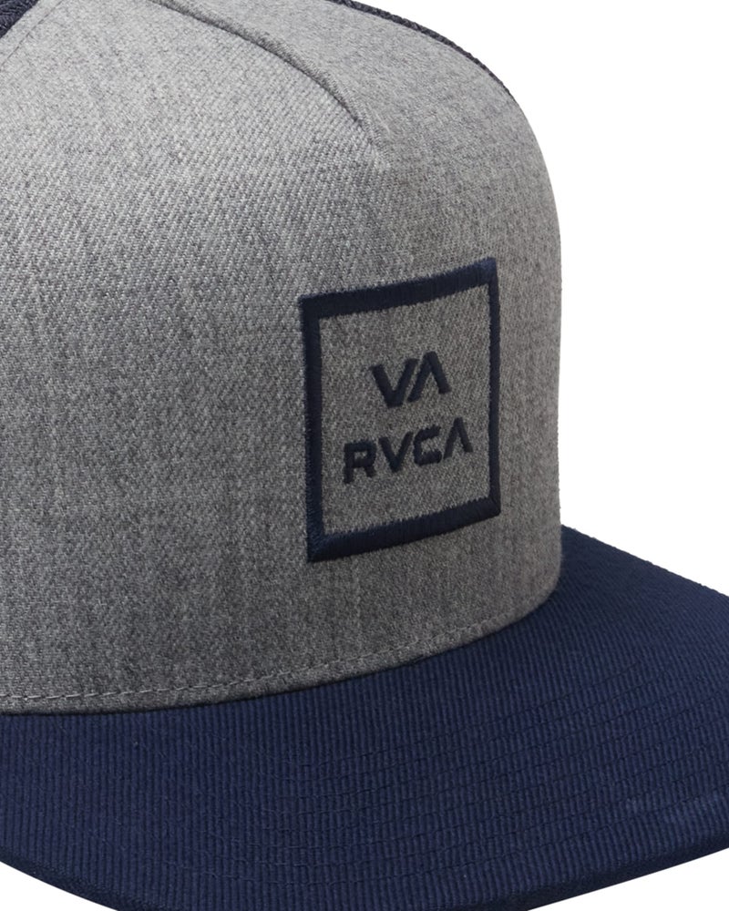 RVCA Men's Trucker Hat, Structured Hat with Stretch Mesh Back, Adjustable Snapback Closure - Image 3