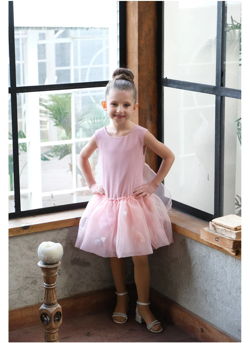 VIA BAMBINO Girls Dress Pink 3226