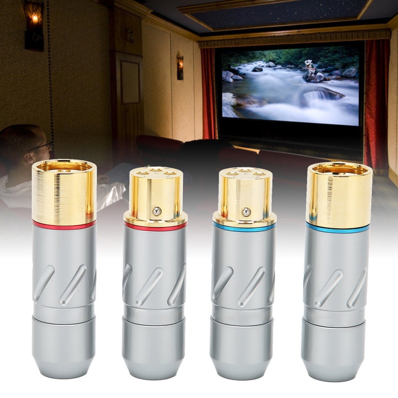 Monosaudio 3‑Core XLR Microphone Audio Cable Plug Pure Copper 24K Gold Plating Microphone Cable Plug - Image 5