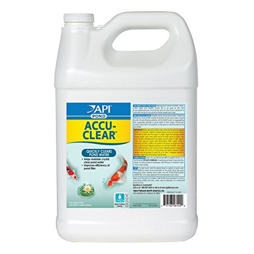 API POND ACCU-CLEAR Pond Water Clarifier 1-Gallon Bottle - Image 1