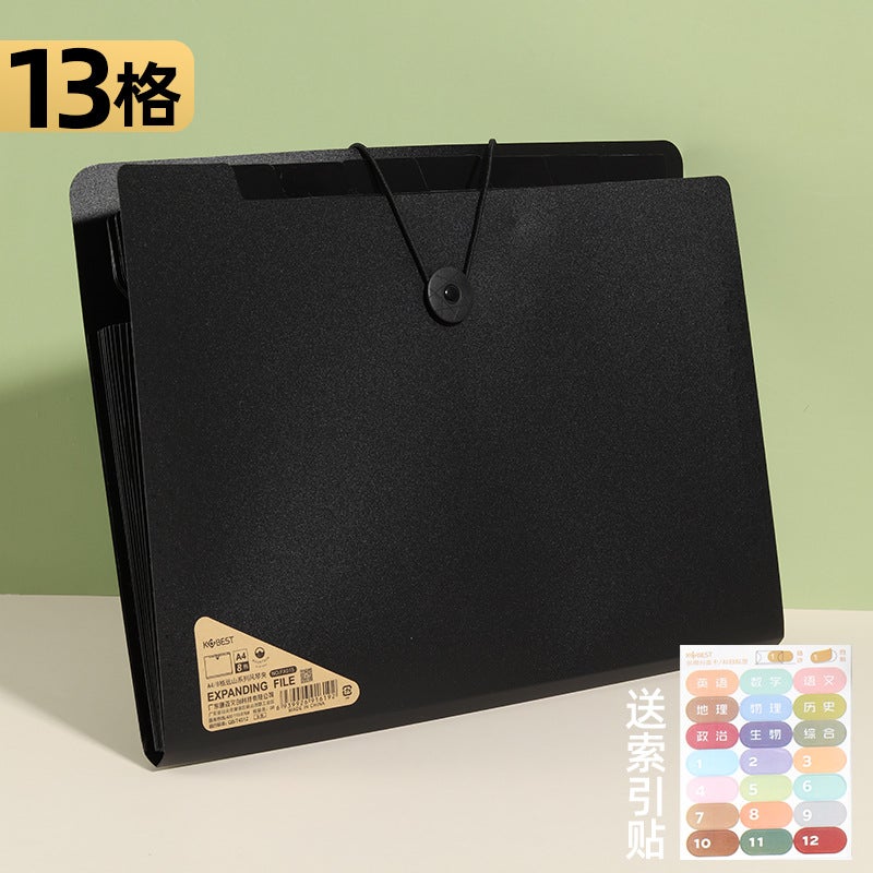 Student Test Paper Clip Organ Bag Multi-Layer Folder Office Information Kit Large Capacity Quantum Maternity Inspection Information Kit - Image 1