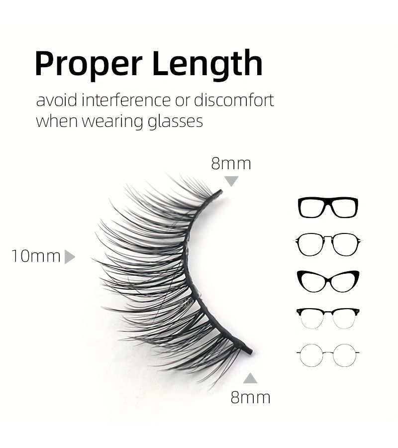 20 Pairs Fox Cat Eye Lashes Wispy Short Natural Winged Lift By Model 20PCG01901 - Image 4