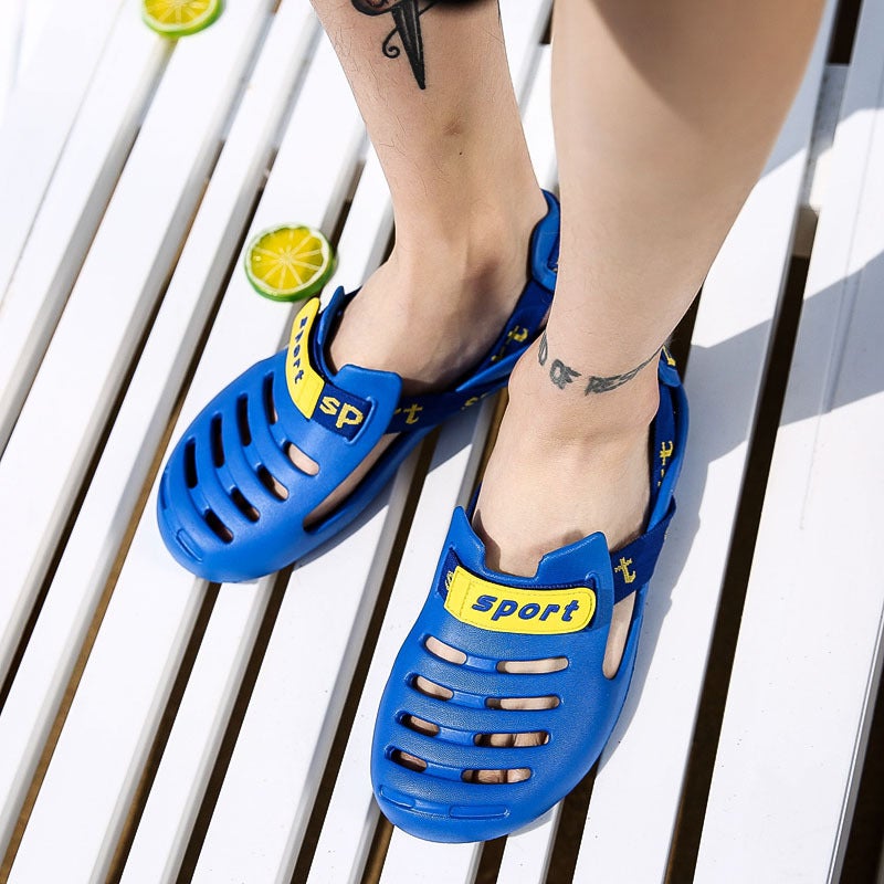 Beach Cave Wading Shoes 2020 Summer New Men's Shoes Breathable Personality Student Daily Outdoor All-match Sandals and Slippers - Image 3