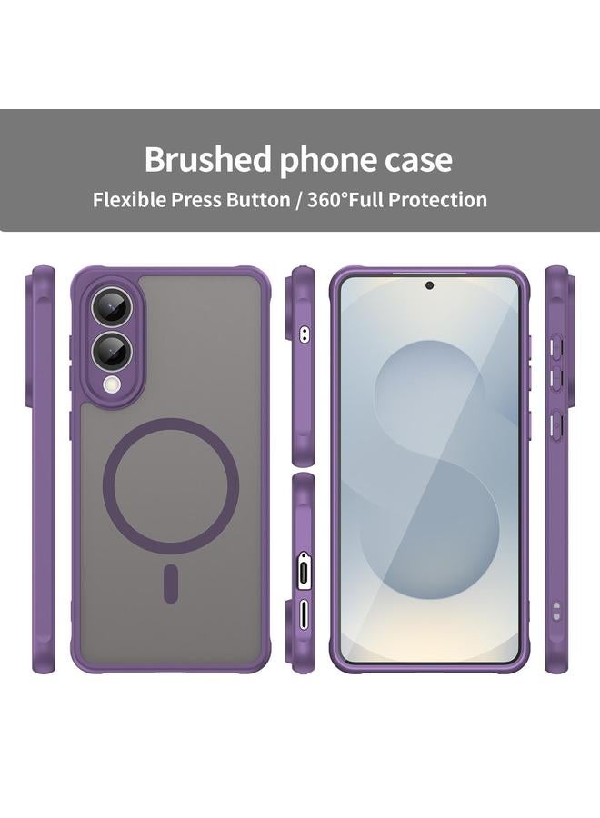 S-TOP Case For Samsung Galaxy S25 Edge 5G Fan Dun Series TPU Hybrid PC Frosted Magsafe Phone Case - Image 2