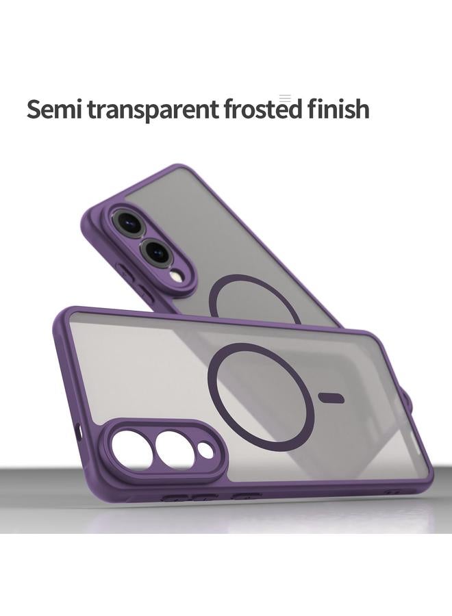 S-TOP Case For Samsung Galaxy S25 Edge 5G Fan Dun Series TPU Hybrid PC Frosted Magsafe Phone Case - Image 5