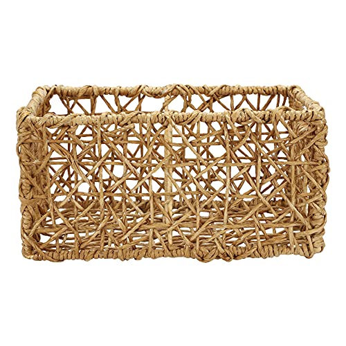 AKWAY Wicker Basket for Cloths, Storage Basket, Bin Organizer for Toiletry Cosmetic Towels Toys Bathroom Organizer Bamboo Wicker (13 L x 9 W x 6 H) (Natural) - Image 5