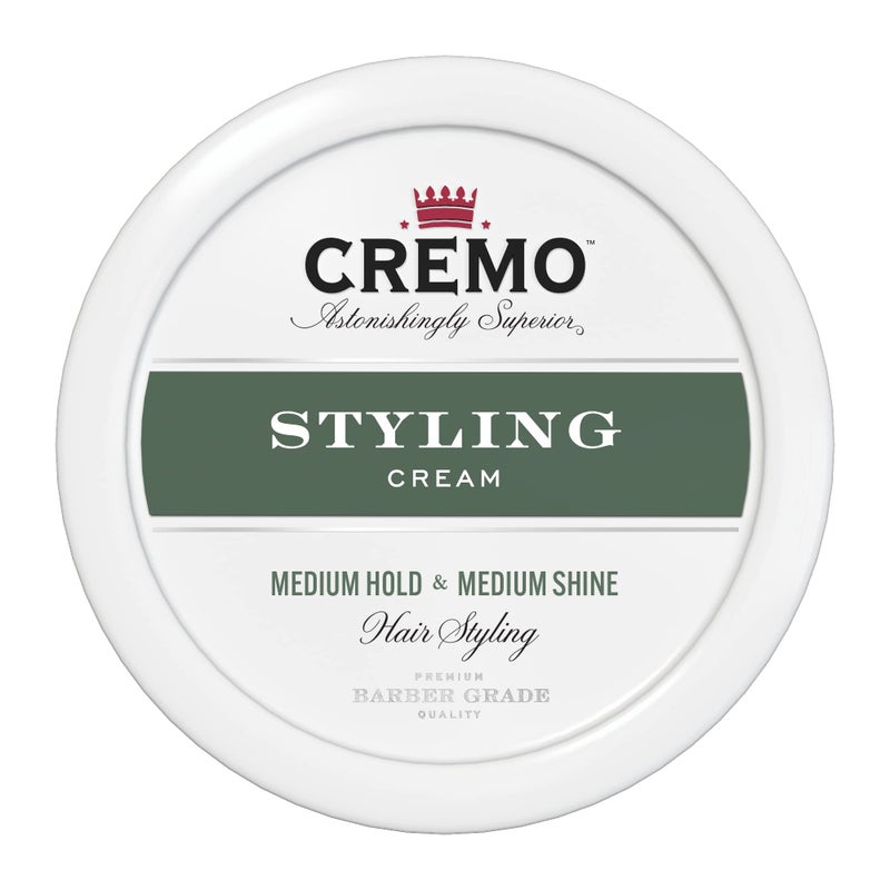 Cremo Premium Barber Grade Hair Styling Cream, Medium Hold, Medium Shine, 4 Oz & Premium Barber Grade Hair Styling Matte Cream, Light Hold, Low Shine, 4 Oz - Image 2