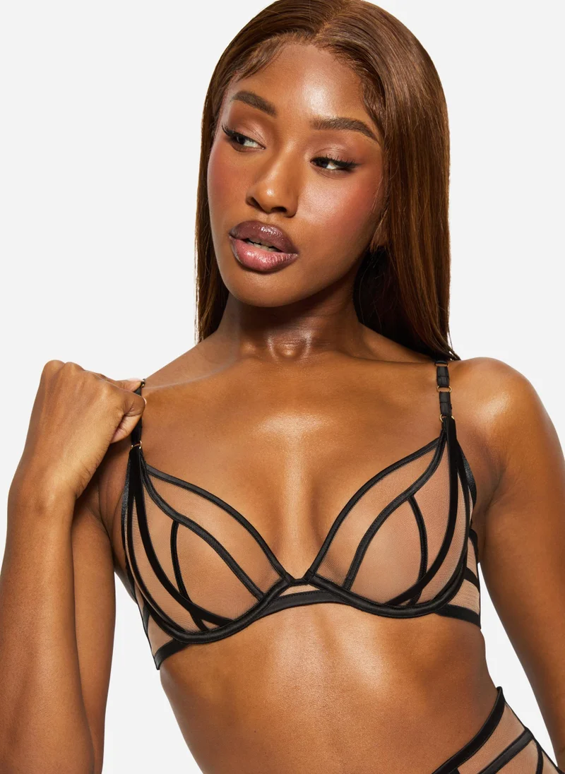 Ann Summers Ann Summers Sheer Desire Non Pad Plunge Bra