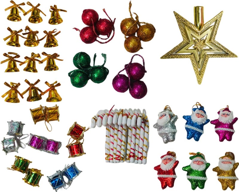 PaMeG Christmas Tree 2 Feet Christmas Tree with Hanging Ornament Table Top Christmas Tree and Ornament for Home Office Decorations 2 Feet - Image 5