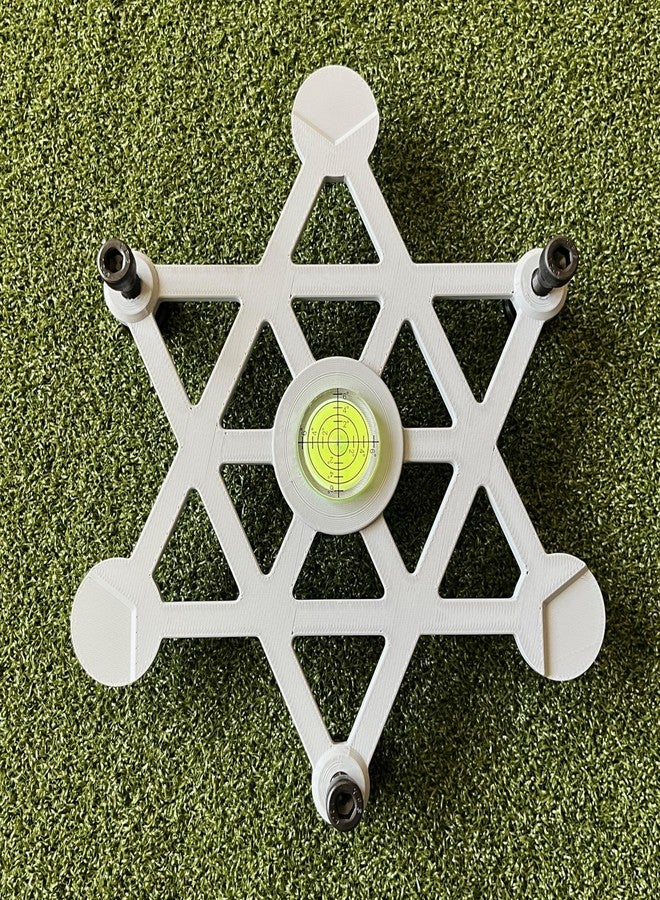 Tower Golf Leveling Stand for Rapsodo® MLM2Pro™ Prersonal Launch Monitor for The Most Accurate Readings (Wide Base) - Image 4