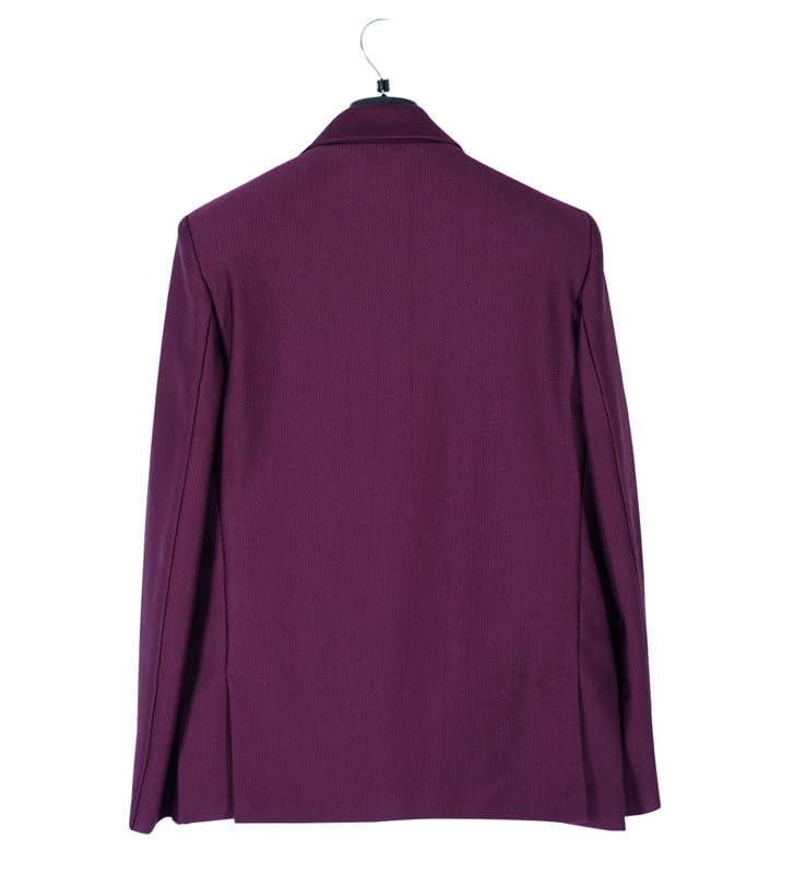 CHARCHIT Boys Cotton Blend Solid Blazer in Purple - Image 2