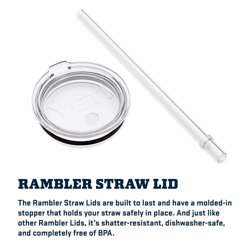 YETI Rambler 20 oz Replacement Lid with Straw - Image 5