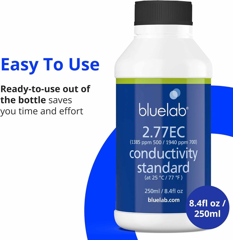 bluelab 2.77EC Conductivity Solution, 250 milliliters - Image 2