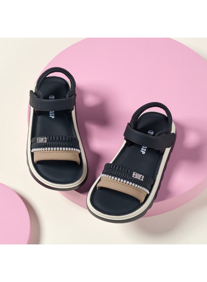 Bumblebee Girls Sandals Summer Princess Open-toe Shoes For Kids Breathable Hollow-out Beach Sandals Soft Sole Fashion Shoes For Big Girls - Image 5