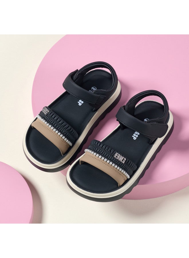 Bumblebee Girls Sandals Summer Princess Open-toe Shoes For Kids Breathable Hollow-out Beach Sandals Soft Sole Fashion Shoes For Big Girls - Image 4