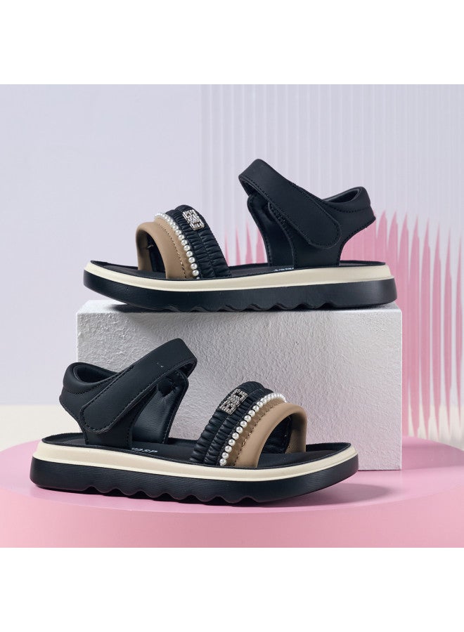 Bumblebee Girls Sandals Summer Princess Open-toe Shoes For Kids Breathable Hollow-out Beach Sandals Soft Sole Fashion Shoes For Big Girls - Image 2