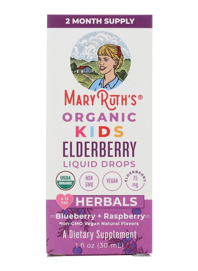 Organic Kids Elderberry Liquid Drops, Blueberry + Raspberry, 30ml - pzsku/ZEB1923B7F9CD0429AD84Z/45/_/1738842514/90a24580-b9d4-435a-9cc4-a6dd41a75db0